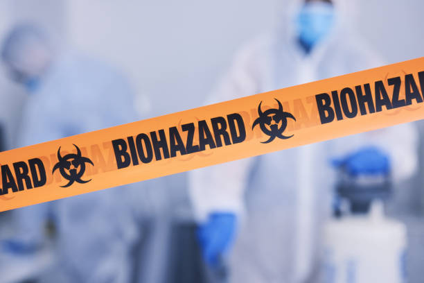 Professional Biohazard Cleanup technician working in Alvo, NE